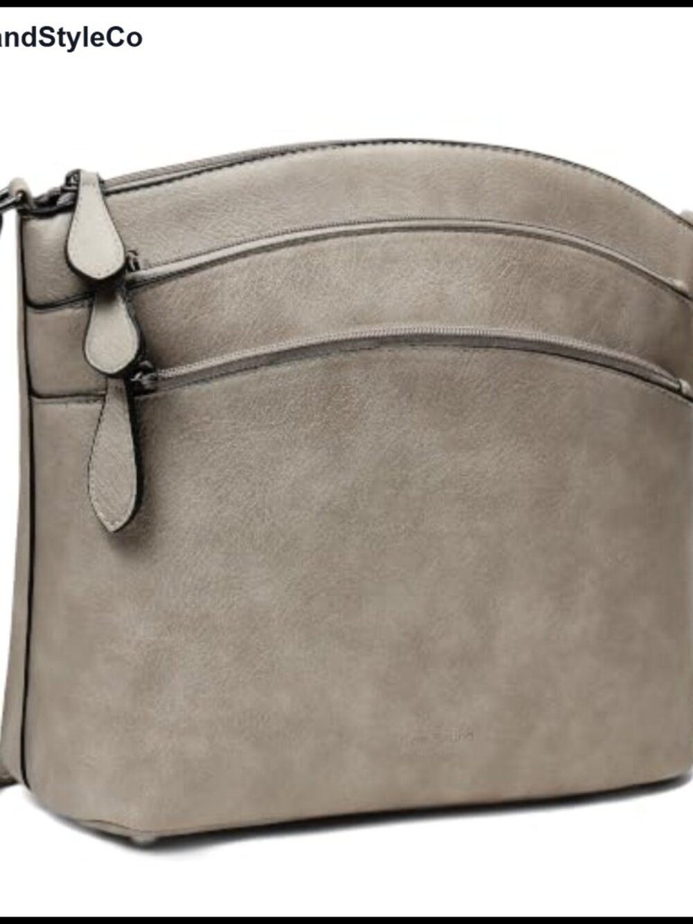 Faux Leather Crossbody Bag Medium Satchel Adjustable Strap Women Purse